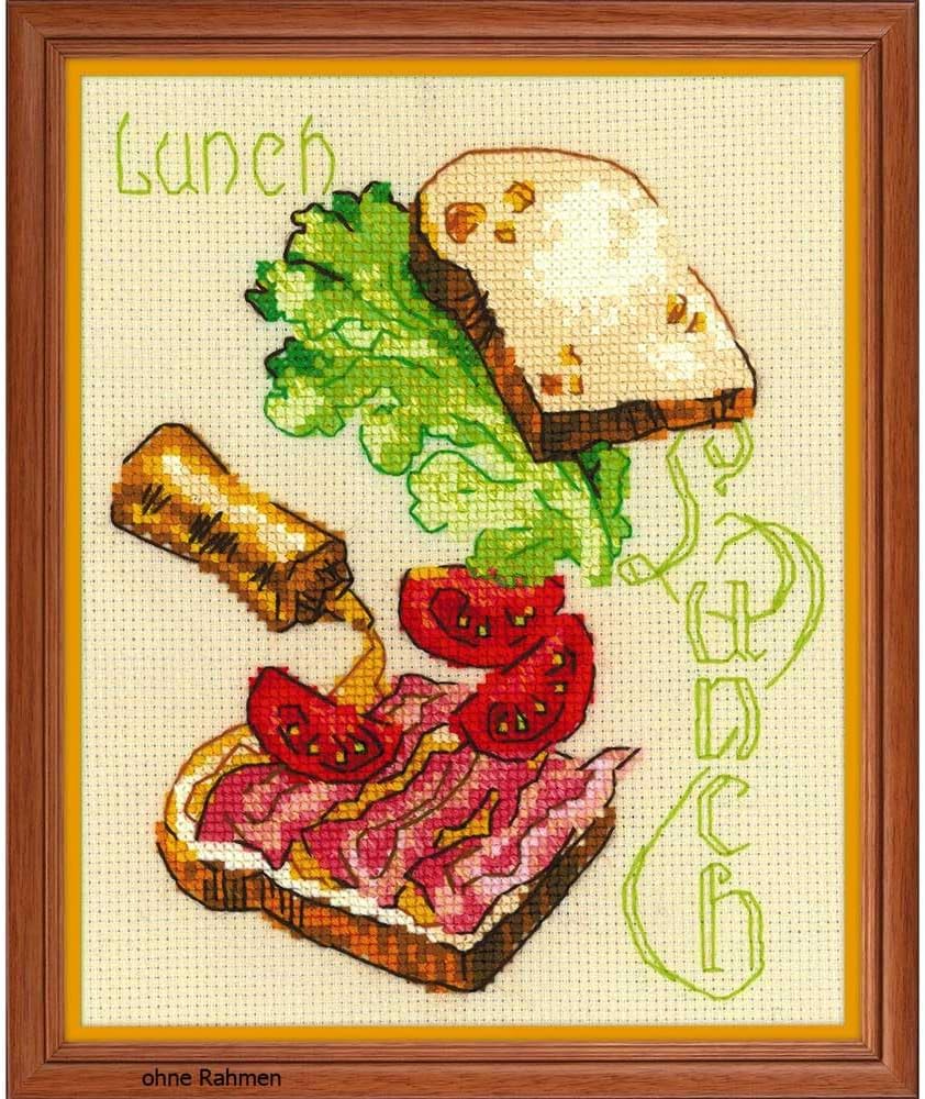 RIOLIS 1685 Lunch - Counted Cross Stitch Kit - 6" x 7" 14 Count 22 Colors