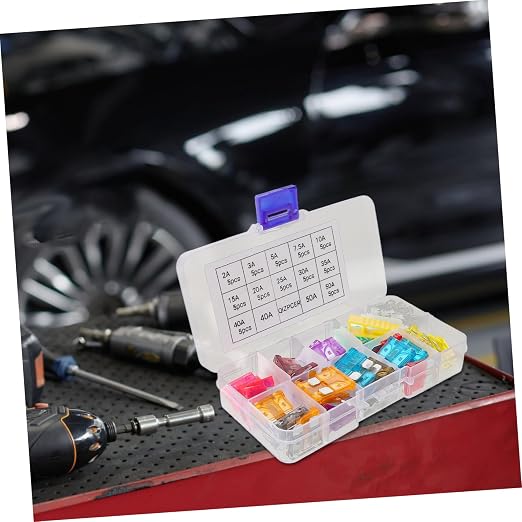 Kit de fusibles mini automotrices 60 piezas 2A-50A miniatura 9