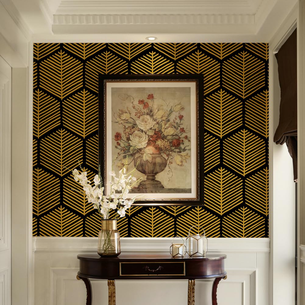 Carta Da Parati Autoadesiva MyforHD - Motivo Geometrico A Strisce Impermeabile Per Bagno, Cucina E Camera - Foto 12