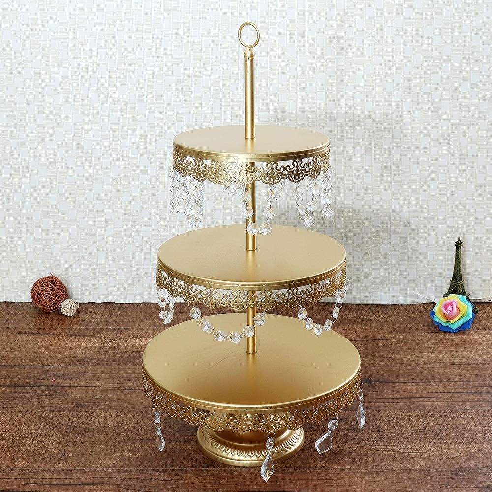 クリスタルケーキスタンド　こちらの価格で！ 楽天市場】キングクリスタル 3段 ケーキスタンド ケーキ台