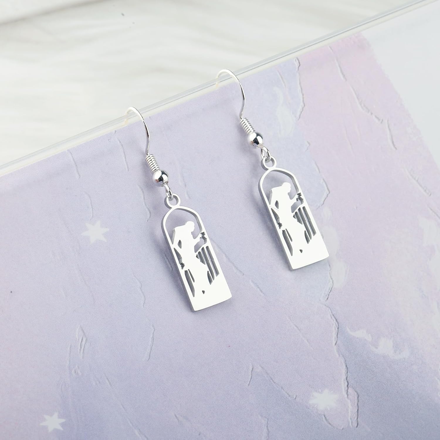 OKEYCH Horror Movie Inspired Gift Vampire Design Earrings Horror Fan Jewelry Cosplay Merch - Image 5