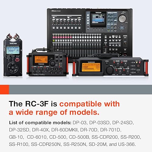 Miniatura 3 de Tascam RC3F - Pedal de 3 vías para Portastudios
