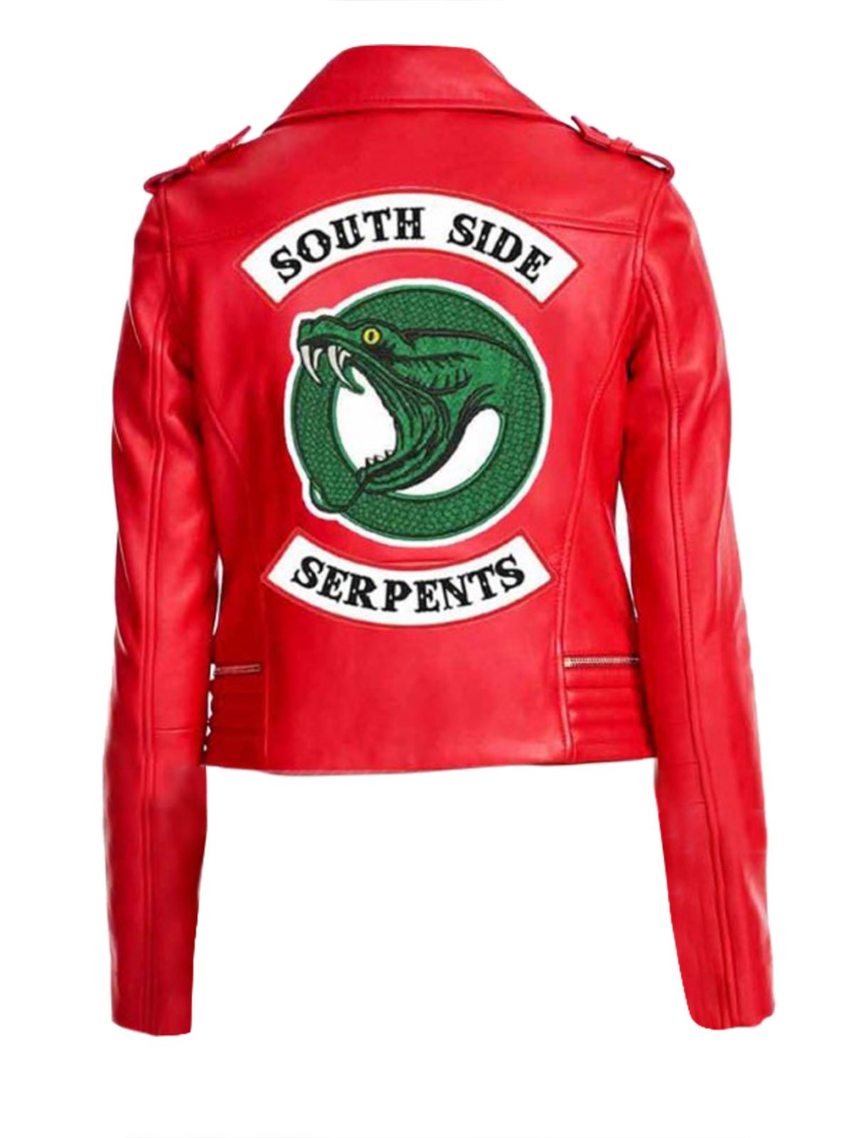 Womens Riverdale Southside Serpents Cheryl Blossom Red Jacket Real