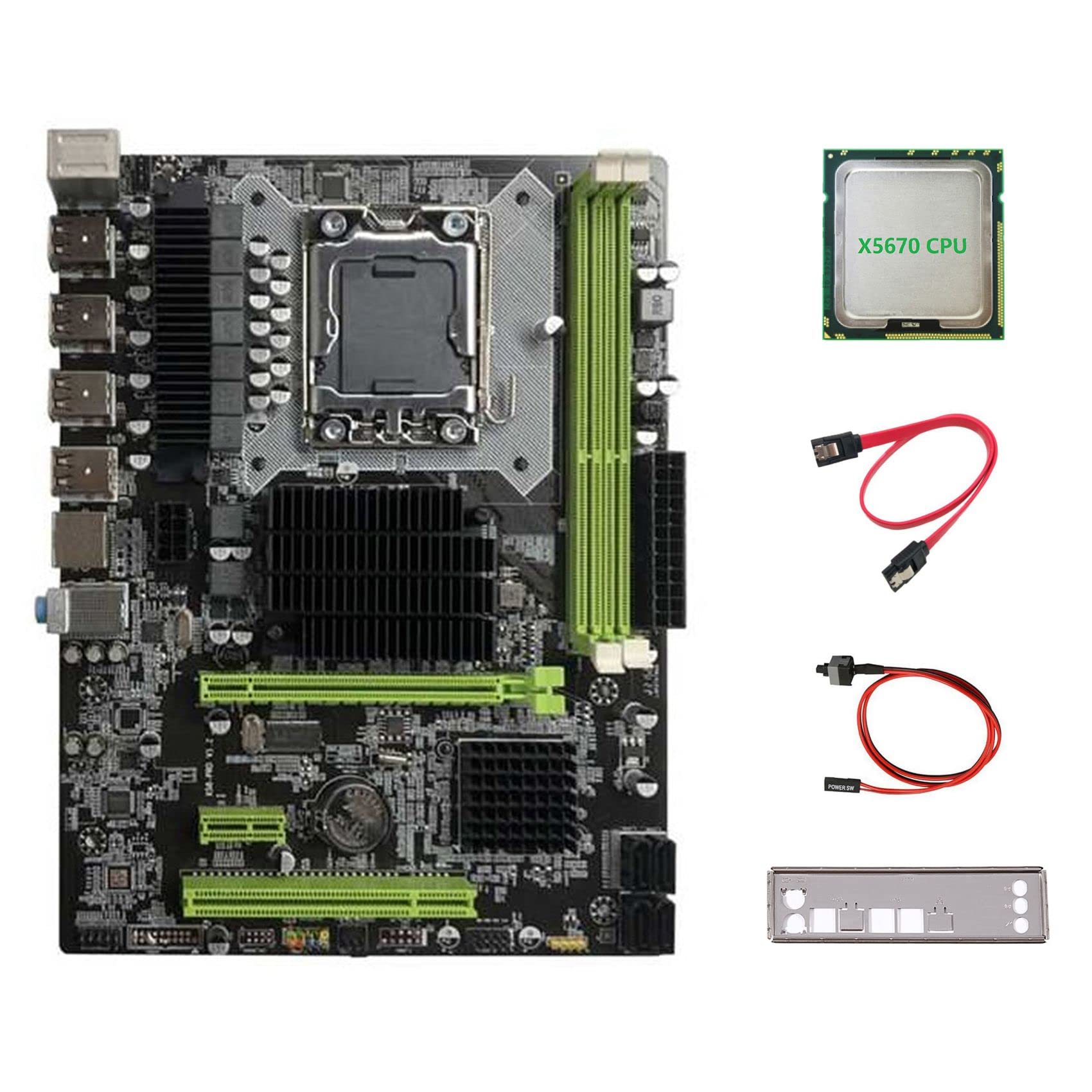 Kvsert X58 Motherboard Lga1366 Computer Motherboard Support Xeon