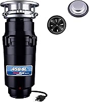 Vista 12 de Waste Maid 10-US-WM-158-3B - Sistema de trituración de residuos de alimentos antiatascos de acero inoxidable, 1/2 HP estándar, negro