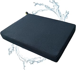 Shower Bench Cushion, Soft Chair Pad for Elderly Bathing, Easy to Clean & Quick Dry，Using 4D air Fiber Material, Suitable for Shower Cushion, Bathtub Baths, Poolside Rest，Black