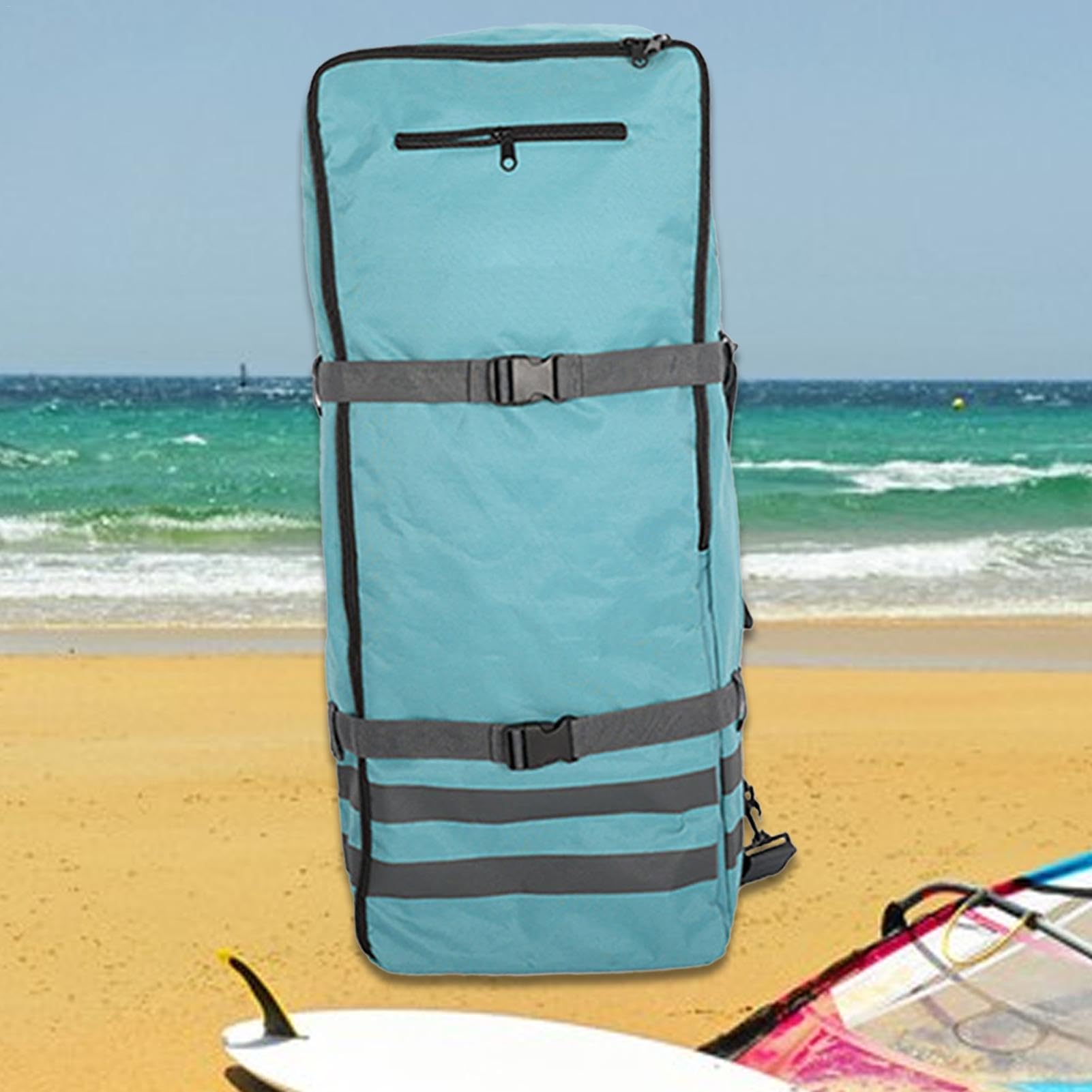 Paddleboard-Tasche, Sup-Surfboard-Reißverschlusstasche, Aufblasbare Paddleboard-Tasche, Stand-up-Paddleboard-Taschen, Tragbarer Surfboard-Rucksack Aus Nylon Mit Verstellbaren Schultergurten