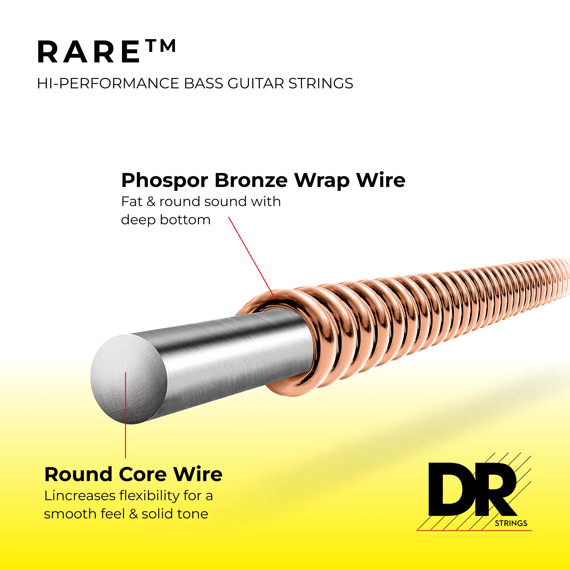 Amazon | DR RARE ベース弦 DR-RPB45 | ベース弦 | 楽器・音響機器