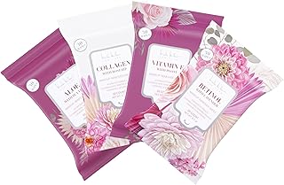 Nicole Miller 4 Pack Facial Cleansing Wipes (30 Count Each) , 120 Facial Cleansing Cloths, Removes Makeup, Mascara, Dirt a...