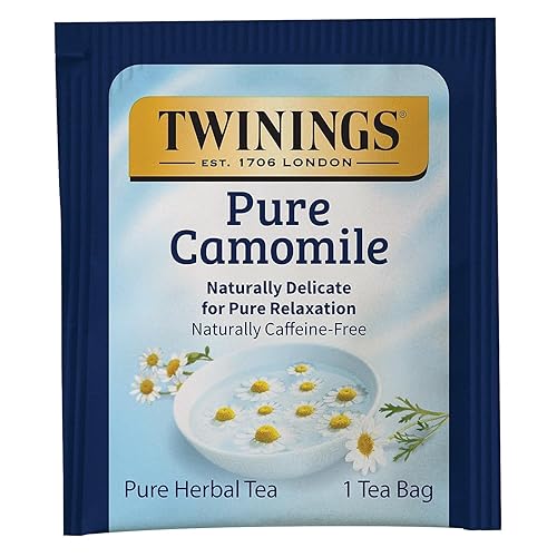 Miniatura 3 de Twinings of London - Bolsas de té de hierbas de manzanilla pura, 25 unidades