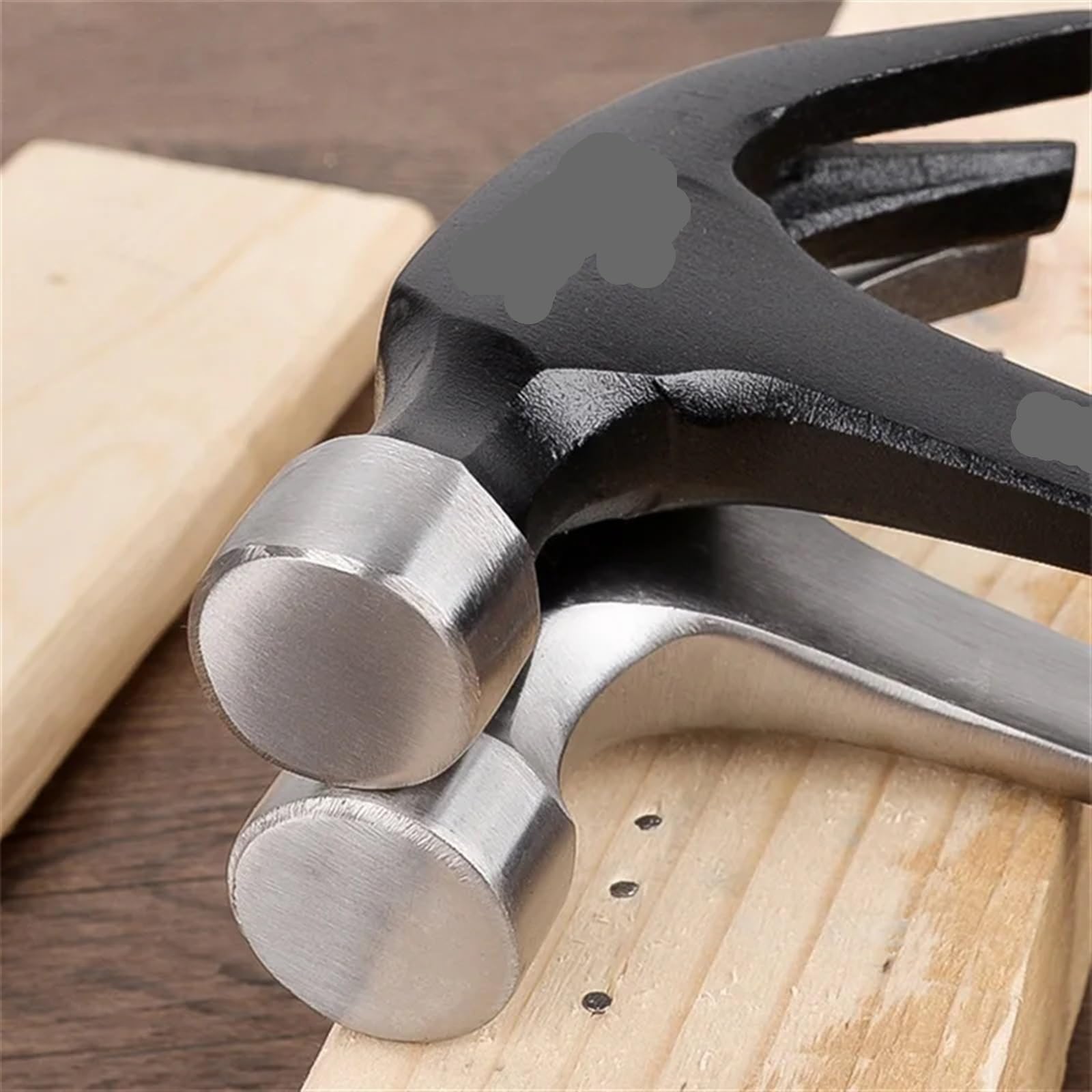 Martelli ad Artiglio Martello Multifunzione Antiurto in Acciaio, utensile Manuale, Martello a Artiglio Magnetico for la Lavorazione del Legno, Martello for Chiodi for la casa(Black 0.5kg)