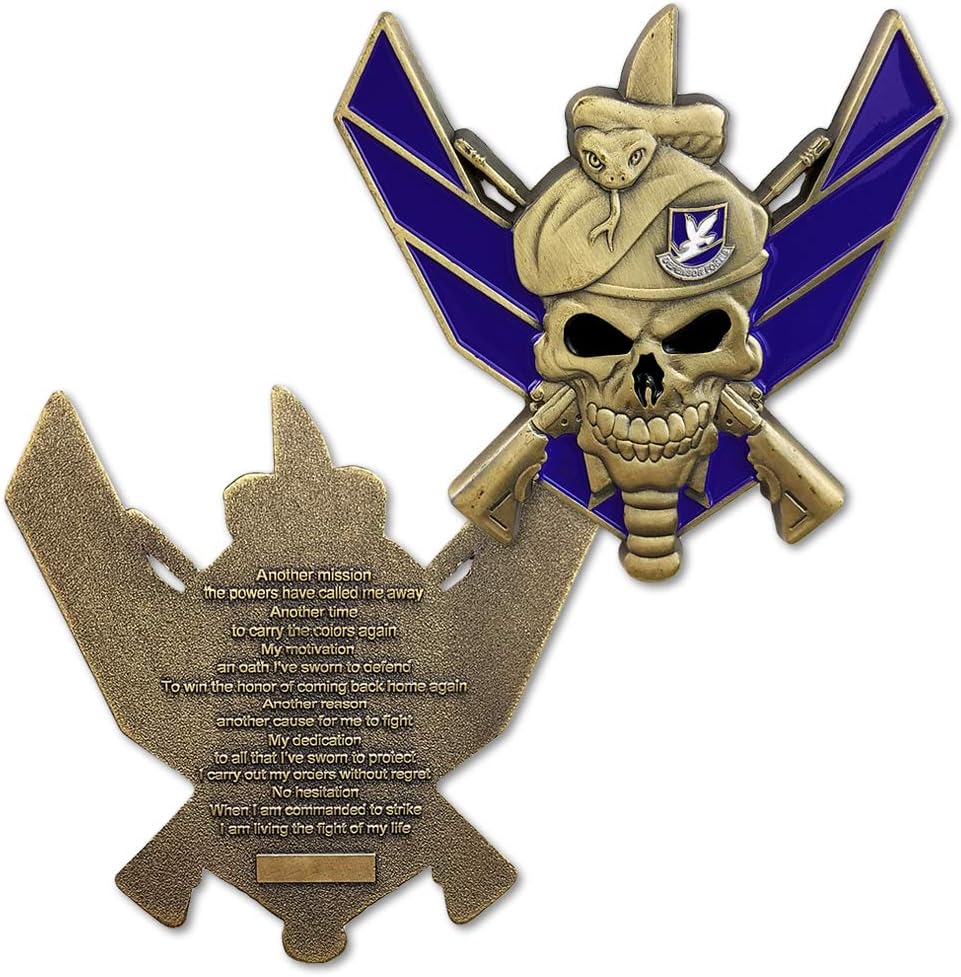 US Air Force Challenge Coin Defensor Fortis Military Coin