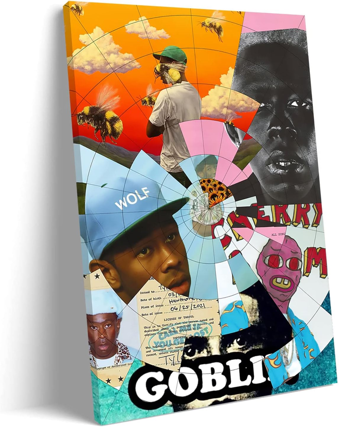 Amazon.com: Rapper Tyler Poster Music Album Poster The Creator Canvas ...