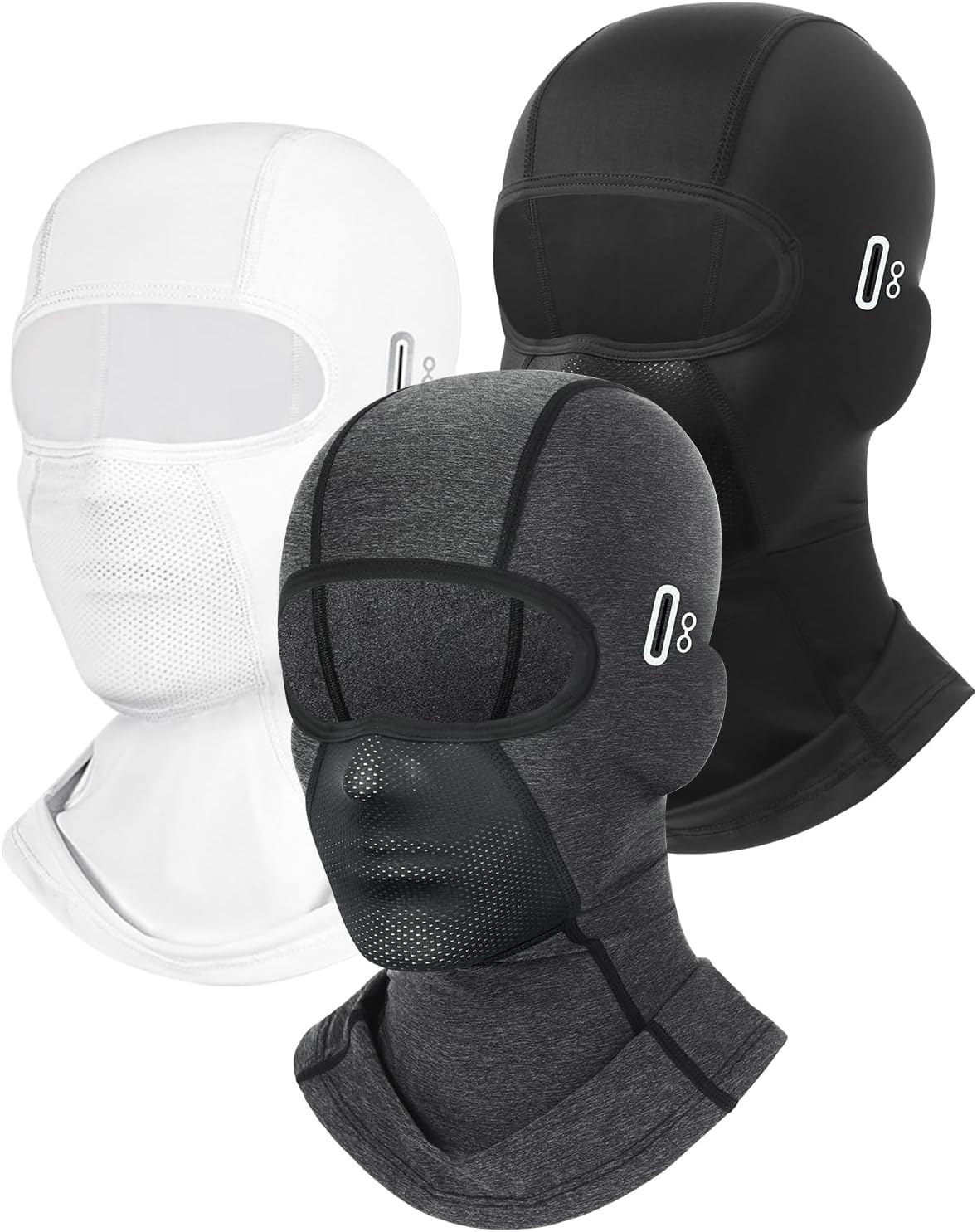 Balaclava Face Mask with Glasses Holes for Men Women Summer Cooling Shiesty Mask Sun UV Protection for Motorcycle Work Ski