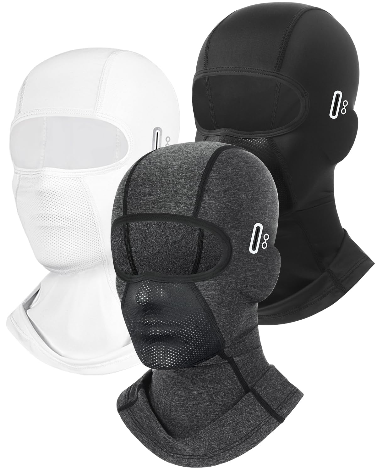 Balaclava Face Mask with Glasses Holes for Men Women Summer Cooling Shiesty Mask Sun UV Protection for Motorcycle Work Ski