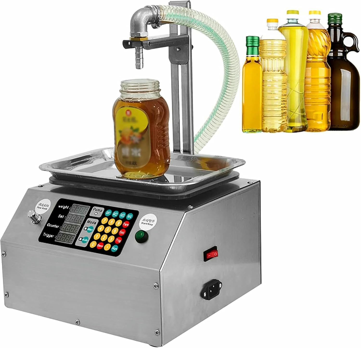 Automatic Power Sieve Machine Electric Sieve Automatic Vibratory for Dust with 40-200 Mesh, Flour Sieve ~/