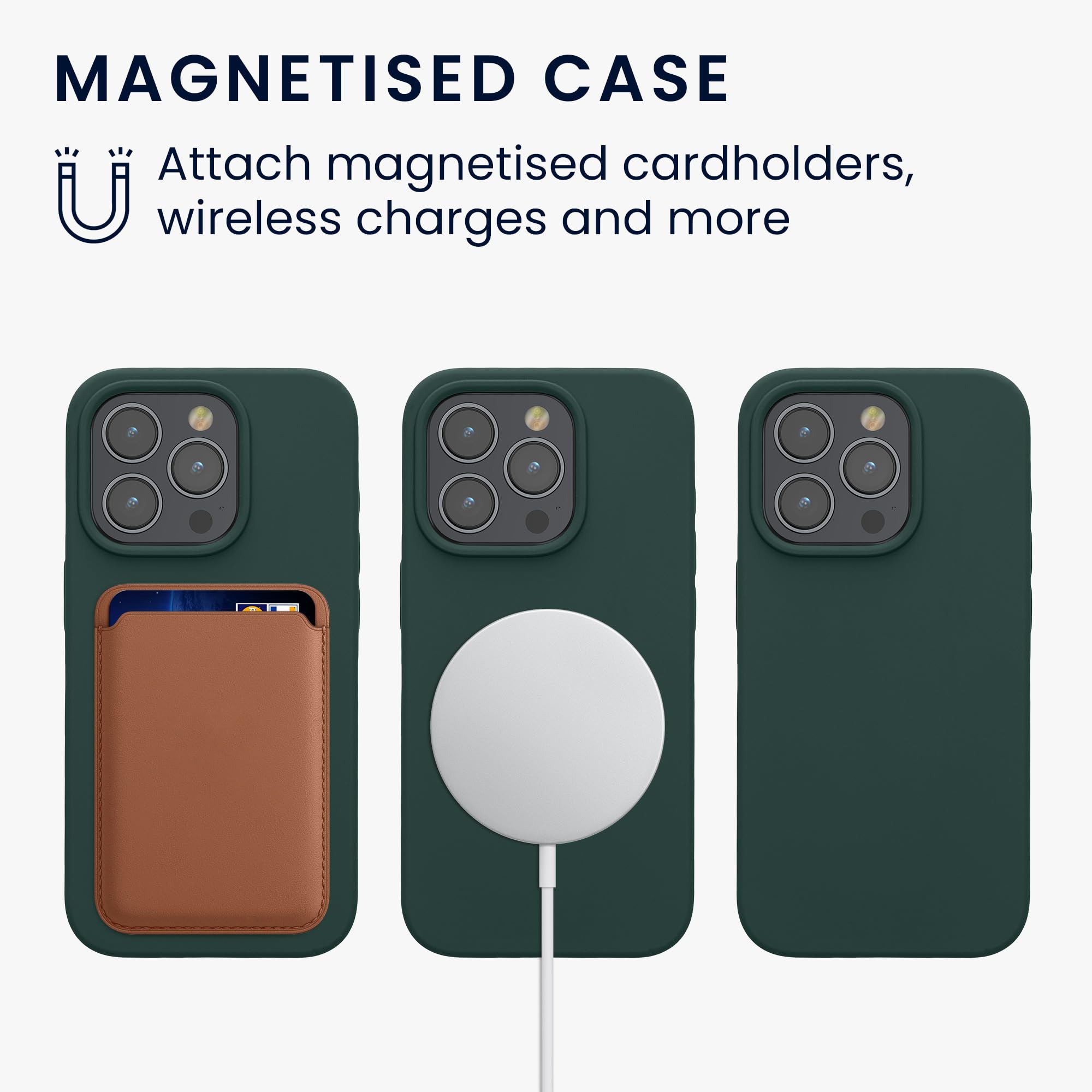 Amazon.co.jp: kwmobile Apple iPhone 15 Pro対応 ケース - MagSafe