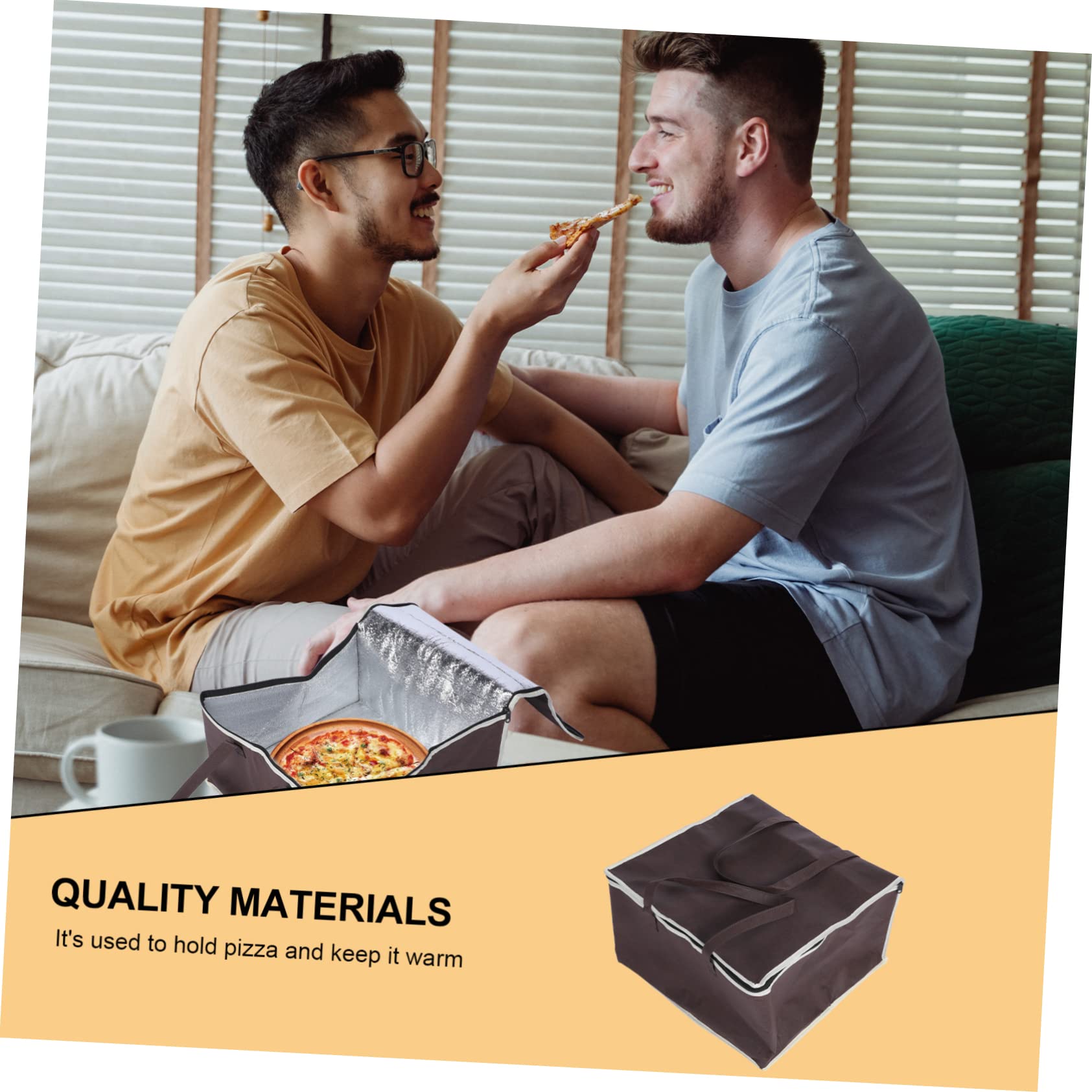 Cabilock 1pc Insulated Food Preservation Bag Versatile Take Out Bento Handled Tote for Meal Cake Packing Heat Preservation Insulation Bright Color for Easy Identification