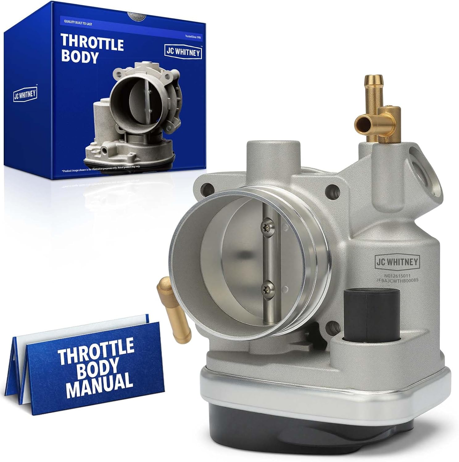 JC Whitney JFBAJCWTHB00085 Throttle Body - Compatible with Volkswagen Jetta 2004-2005, Golf 2004-2006, Beetle 2004-2005, Golf City 2007-2010 - 2.0L