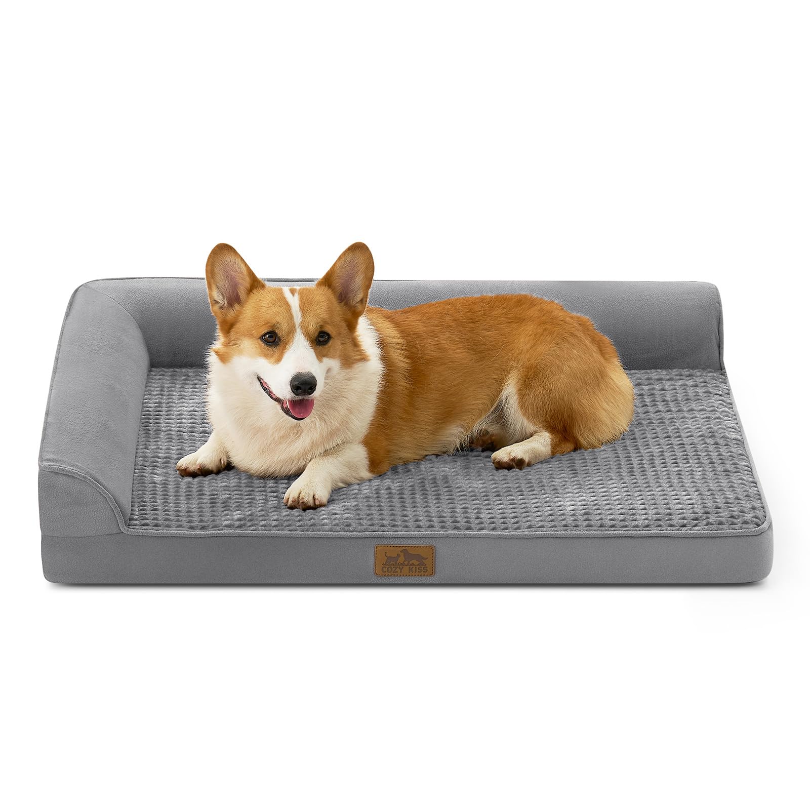 COSY KISS Orthopedic Dog Bed, Pet BedS for Dogs,with Waterproof Lining Anti-Slip, Washable