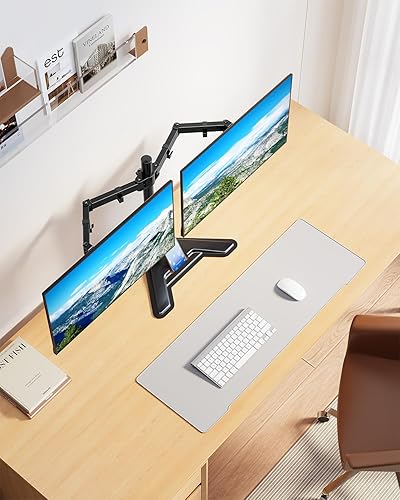 Miniatura 9 de MOUNTUP MU1002 - Soporte de escritorio para monitor independiente y ajustable en altura, soporte VESA estable que soporta un máximo de 17.6 libras,