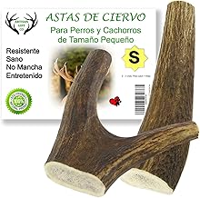 Deer Pole for Dogs, Natural Antlers Chews for Puppies and Adults. Size S - 2 pcs. Total Weight Pack more than 100 g.