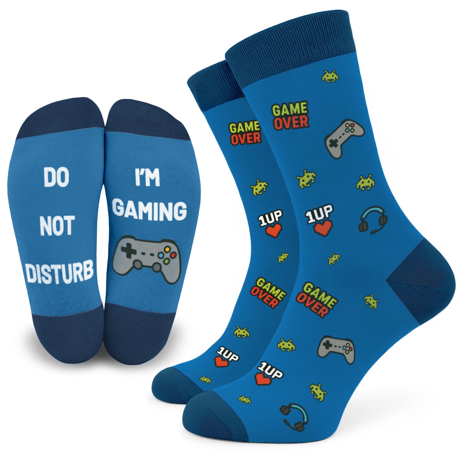 Sc Products Men's I'm Gaming Socks - Man Do Not Disturb I'm Gaming Socks Gamer Gifts For | Cotton Gamer Socks Stocking Fillers For Boys | Gaming Gifts For Teen Boy Stocking Fillers | Christmas Presents For Boyfriend