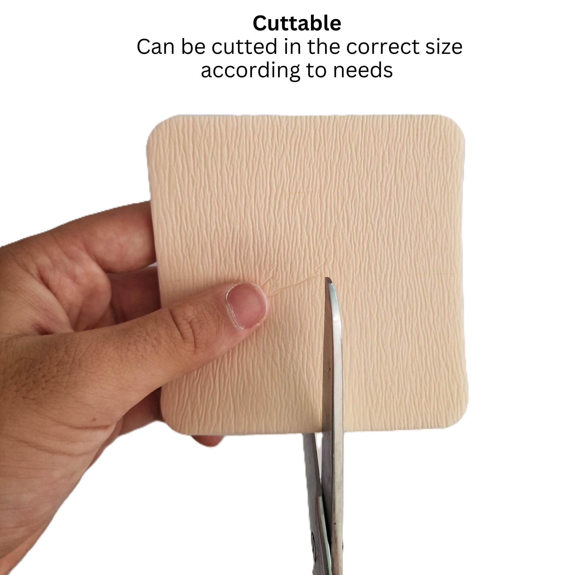 PintoMed - Medicazione sterile in schiuma PU non adesiva senza bordo Scatola da 15 cm x 15 cm da 5 medicazioni. Assorbente. Per il trattamento delle ferite croniche e acute.