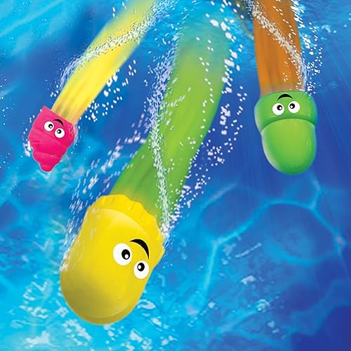 Miniatura 3 de BANZAI Juego de buceo de 6 piezas Aqua Dive Sea Pals WaterPool Toy Dive