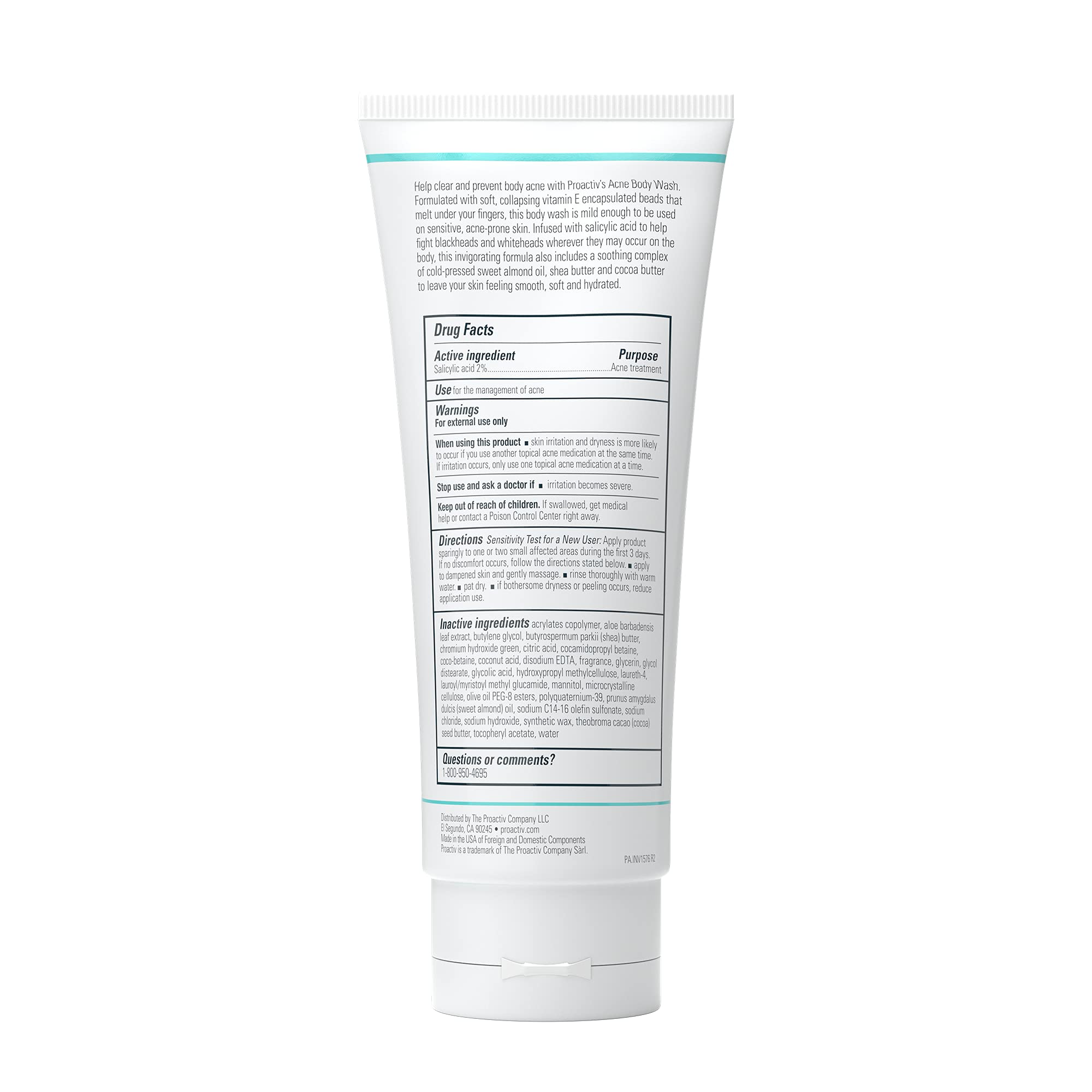 Proactiv Acne Body Wash Exfoliating Body Wash for Sensitive Skin