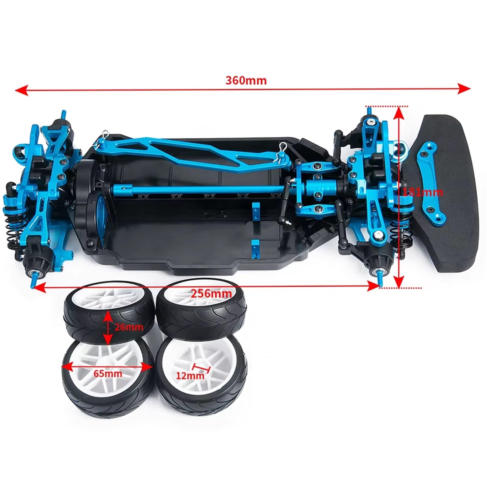 Amazon.com: RC Car Accessories Compatible with Tamiya TT02 1/10 RC