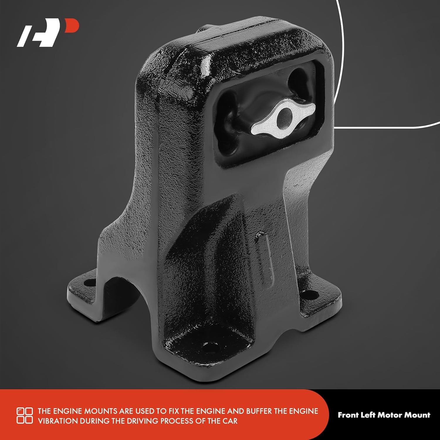 A-Premium 2PCS Front Left and Right Engine Motor Mount Set Compatible with Dodge Ram 1500 2003 2004 2005 5.7L, RWD Only