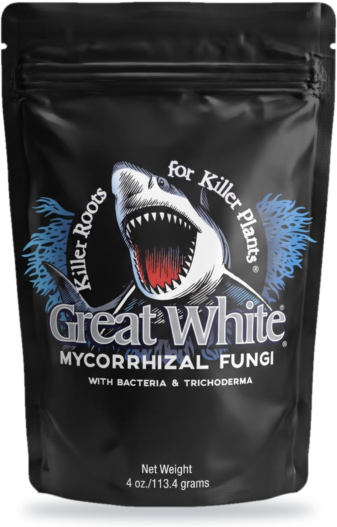Great White Mycorrhizal Fungi 4 oz, Beneficial Bacteria for Plant Growth, Root Stimulator, Concentrated 3-in-1 Formula by Plant Success