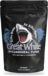Great White Mycorrhizal Fungi 4 oz - Beneficial Bacteria for Plant Growth and Root Development