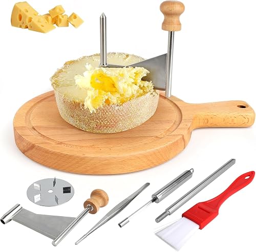 Girolle Cheese Shaver for Tête de Moine, Stainless Steel Cur