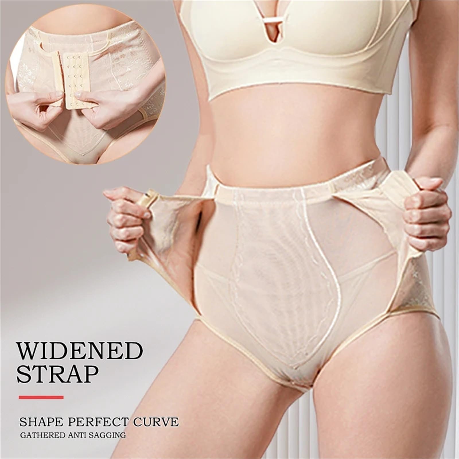 Mujer Bodies Moldeadores 2 uds Bragas levantadoras de glúteos for Mujer Cintura Alta Control de Barriga Moldeador de Cuerpo Cintura Cincher Panty Faja Ropa Interior Moldeadora(Black (2pcs),M)
