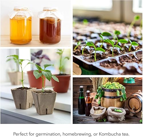 Miniatura 7 de BN-LINK Alfombrilla térmica duradera para plántulas, almohadilla térmica hidropónica cálida, impermeable, 48 x 20.75 pulgadas para iniciar semillas,