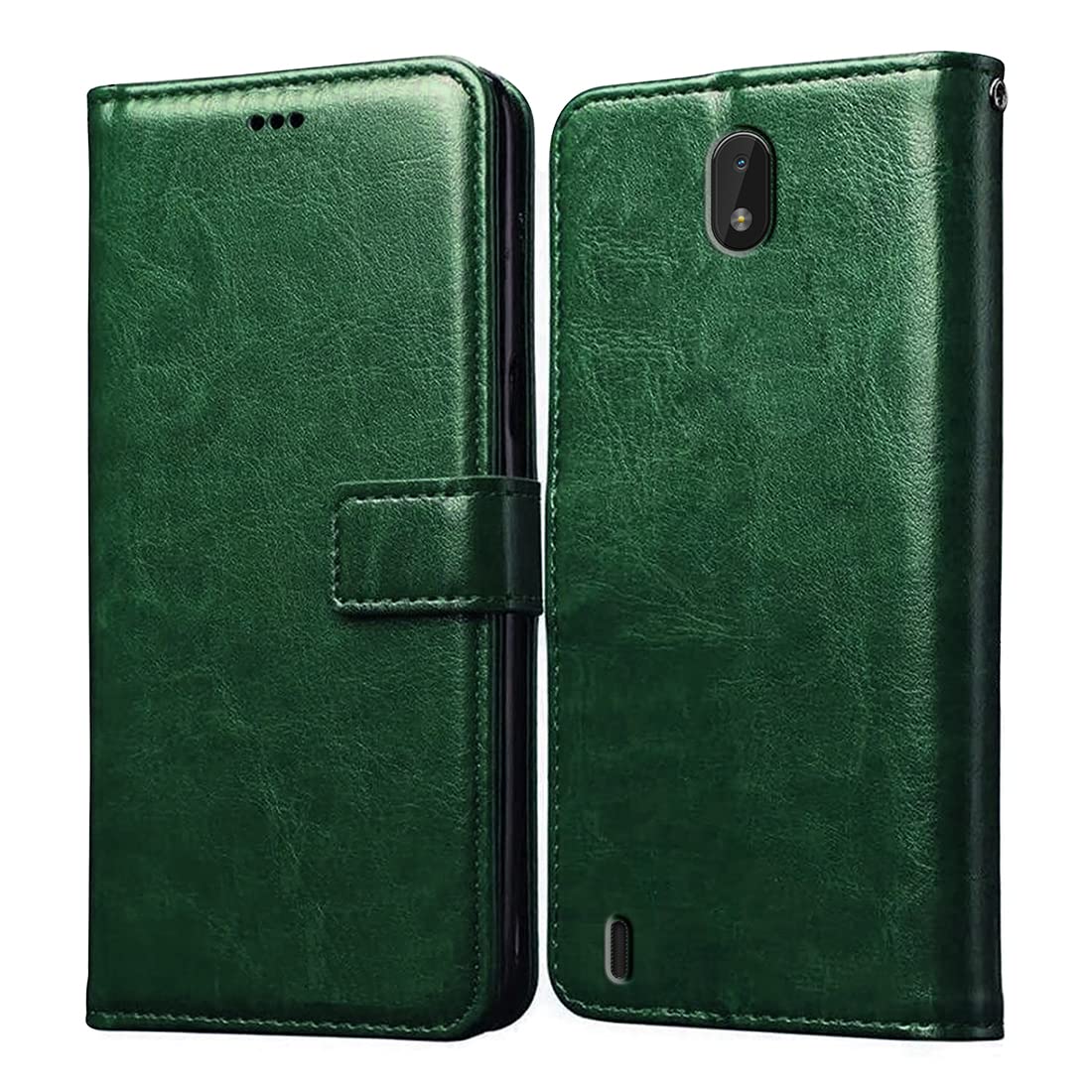 Nokia C01 Plus Flip Cover - Premium Leather -8