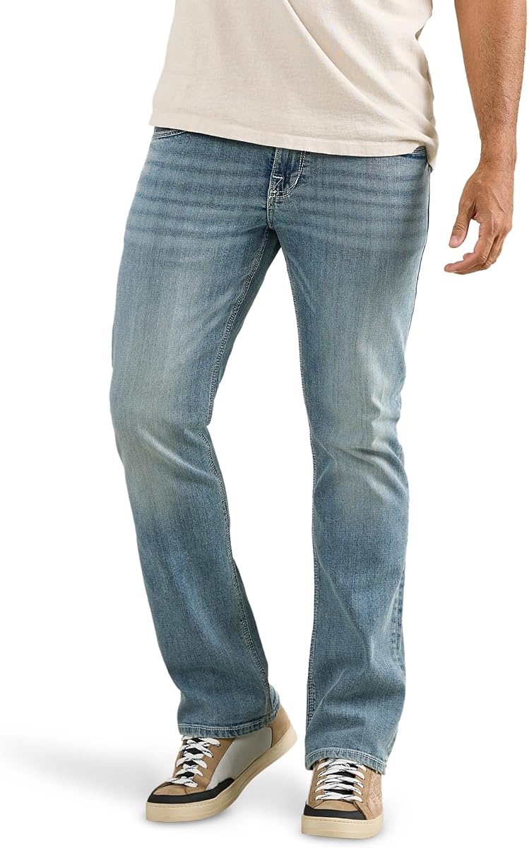 Rock & Republic Jean de talle medio para hombre