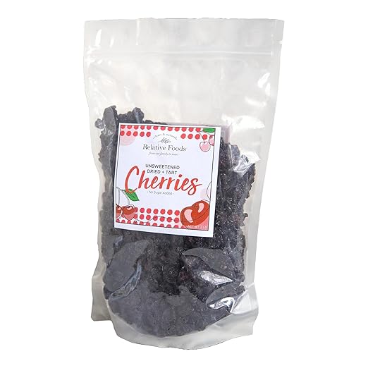 Dried Tart Cherries Unsweetened - Montmorency Cherries from Michigan - Gluten Free Snack - No Sugar Added - 2 Lbs Bulk Bag - Premium Pitted Fruit for Baking, Salads, and Gourmet Recipes