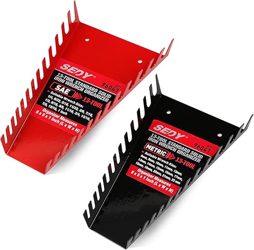 Premium 26Wrench Organizer Set, Wrench Holder Set, Wall