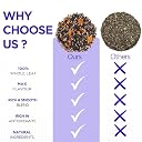 CHAYAM Lavender Vanilla Black Tea Bags | 20 Pyramid Bags | Calming Floral Blend with Dried Lavender, Rose Petals Green Tea & Natural Vanilla | De-Stress & Sleep Support | No Added Sugar, Naturally gallery image