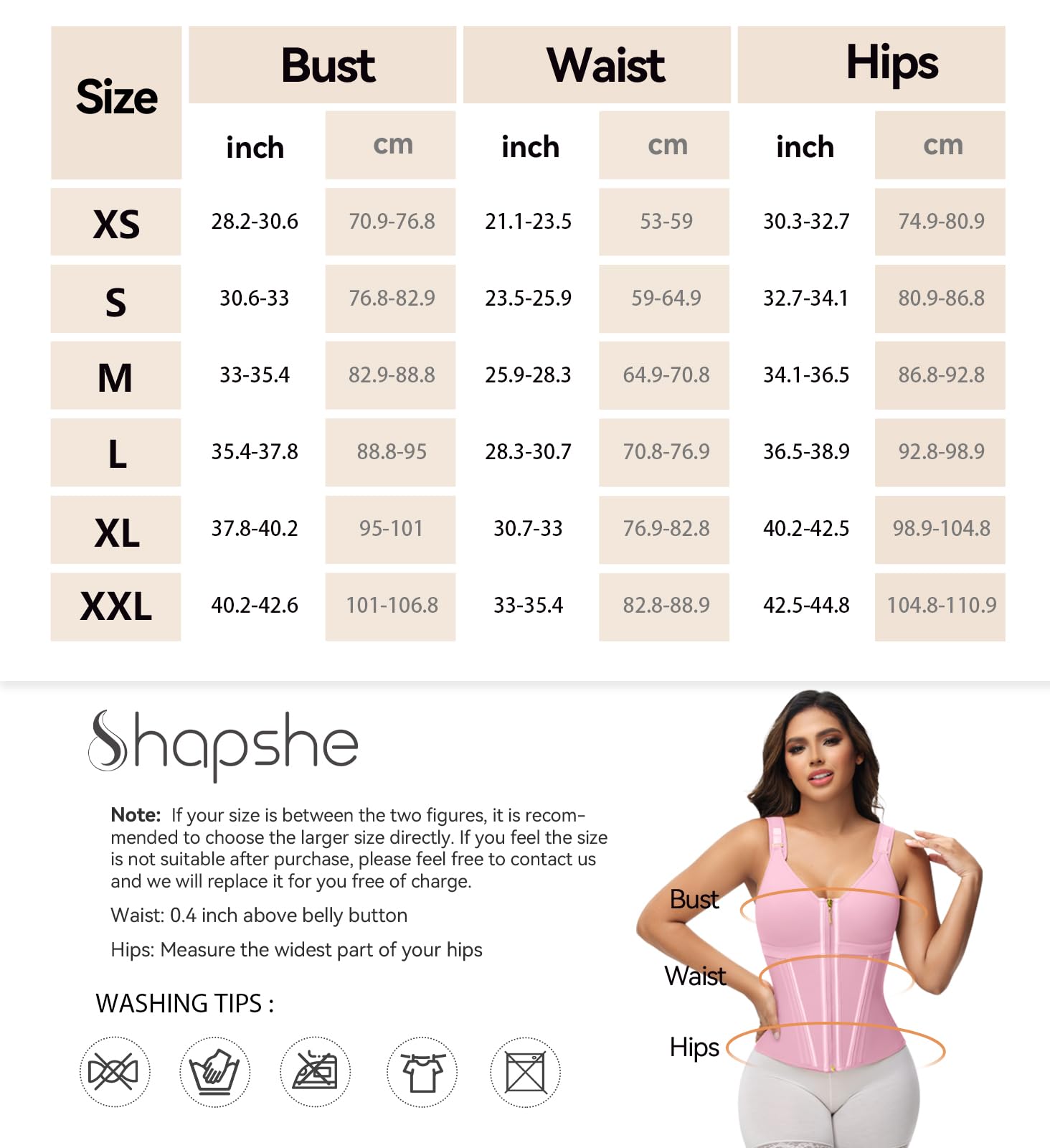 SHAPSHE Corsé de entrenamiento de cintura para mujer, control de abdomen, deportivo, entrenamiento, chaleco moldeador de cuerpo para mujer, posparto, gimnasio, cremallera y ganchos