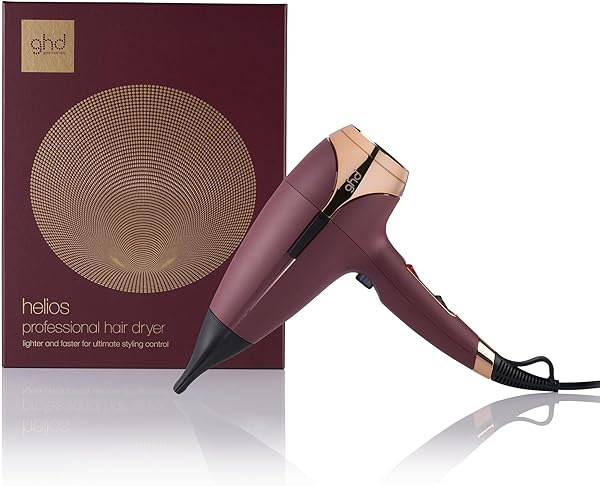ghd helios Professioneller Haartrockner: Ultra schnelles & präzises Styling, 120 km/h Luftstrom, besonders leise, leichtgewichtig, für alle Haartypen