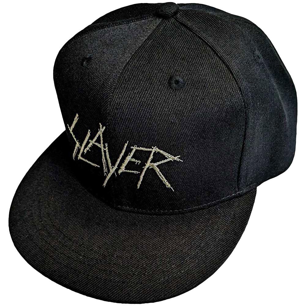 Rock Off officially licensed productsSlayer Scratchy Band Logo Baseball Cap Size One Size Black