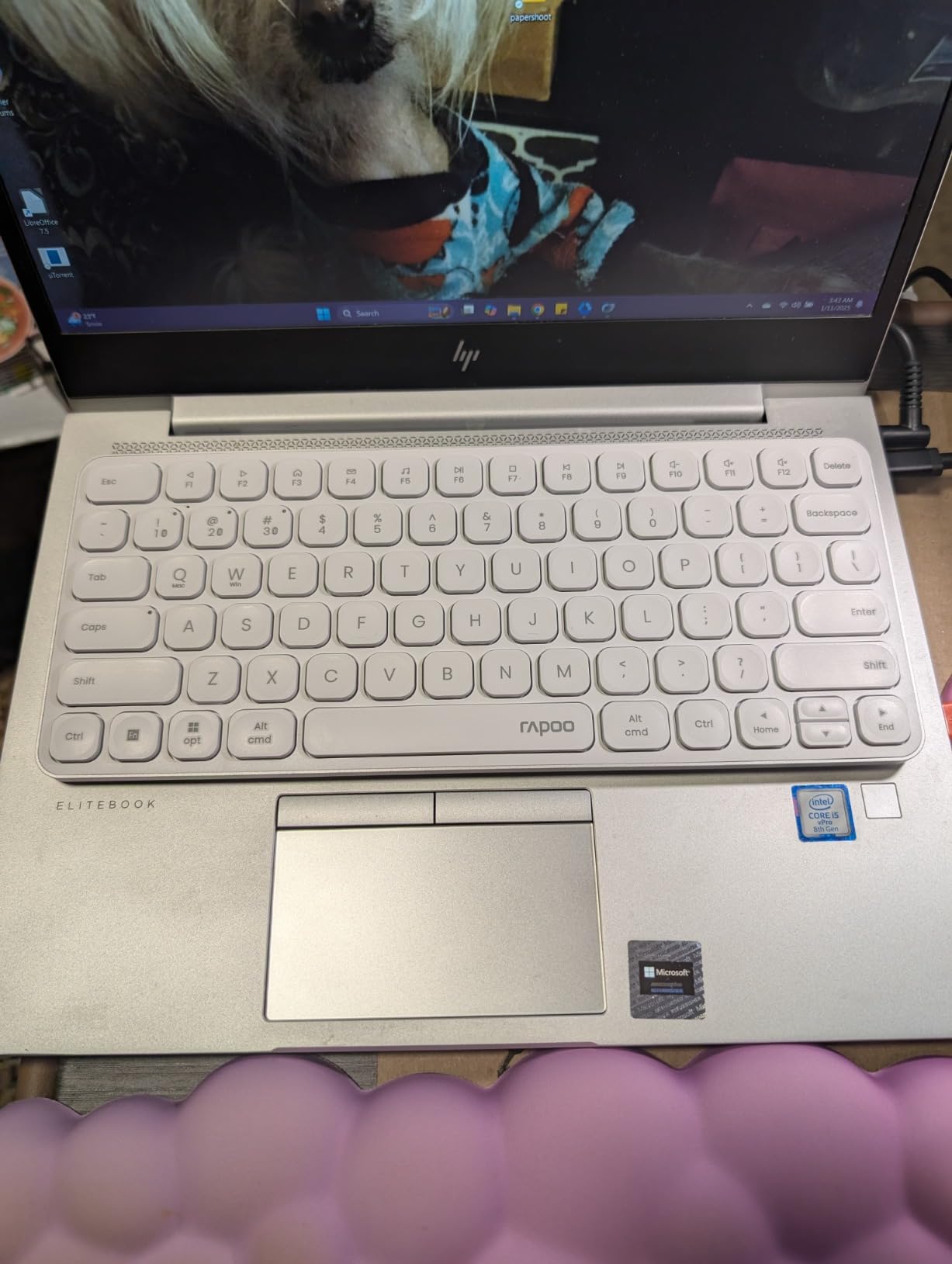 Rapoo E9310M Multi-Device Wireless Keyboard with Number Pad