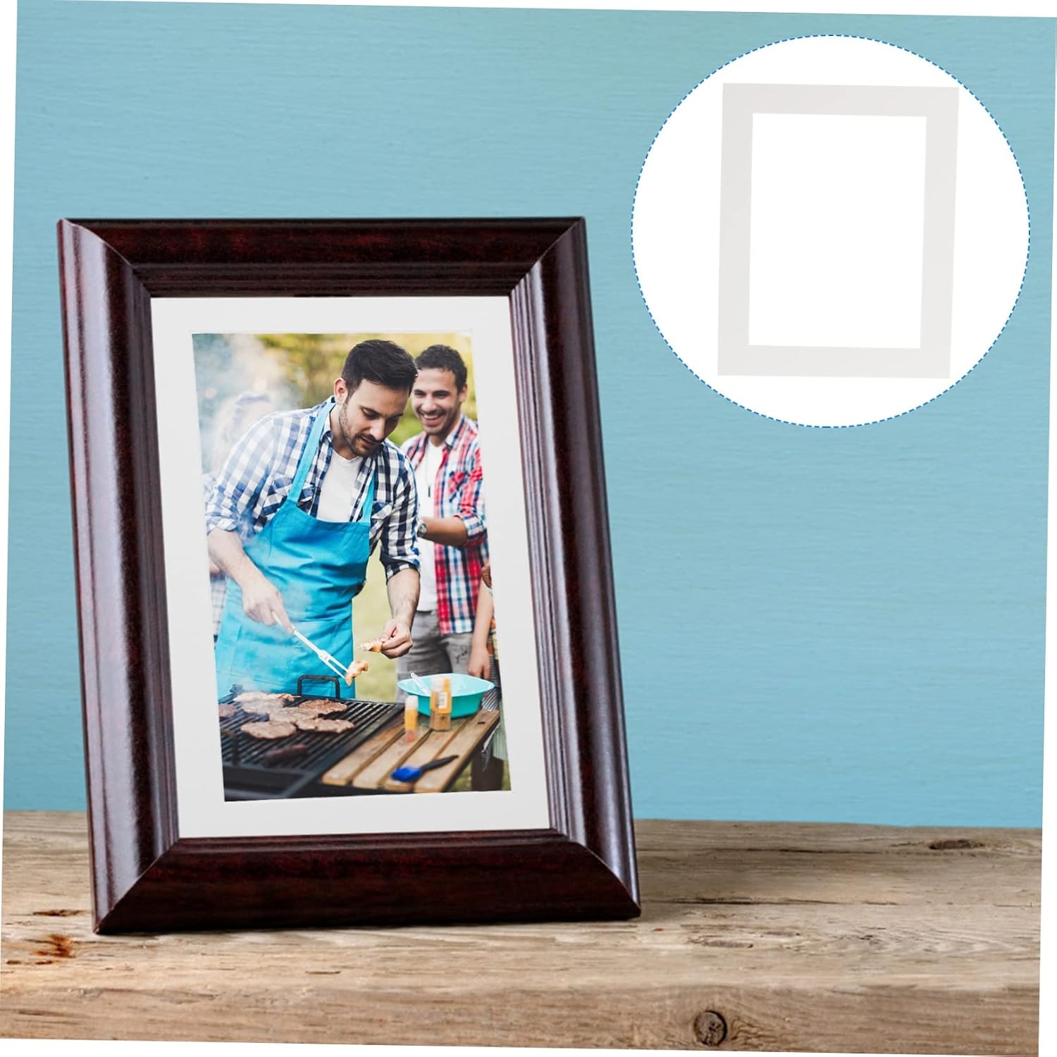 30pcs Pre Cut Frame Mat Board White Cardboard Photo Backing