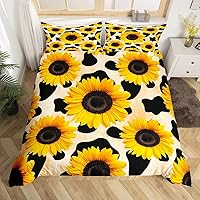 Vista 42 de Juego de ropa de cama "Lado del Gato y Mi Lado" tamaño Queen, blanco y negro, juego de funda de edredón con gato, funda de edredón moderna y simple