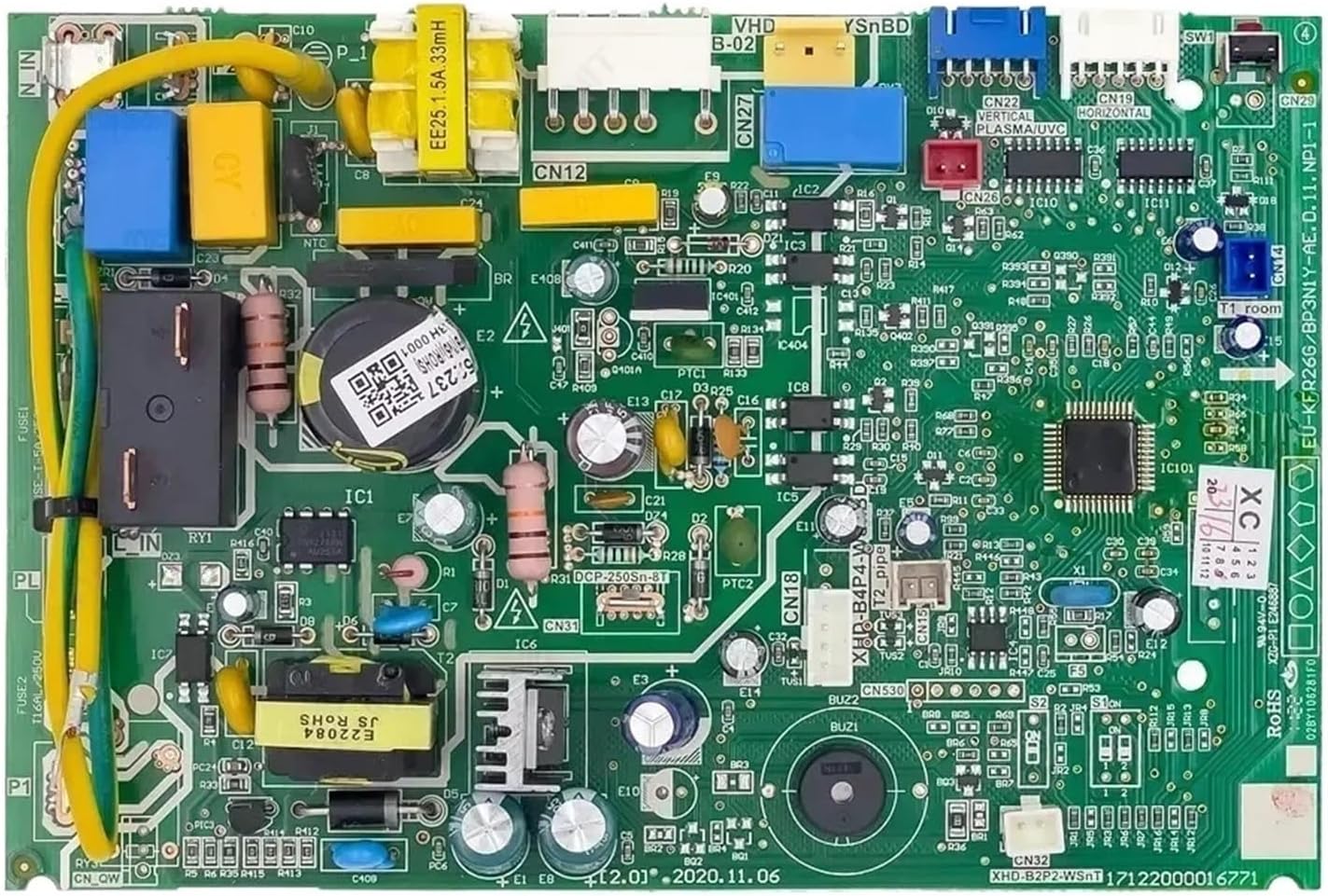 Air Conditioner Indoor Unit Control Board EU-KFR26G/BP3N1Y-AE.D.11.NP1-1 PCB 17122000016771 Conditioning Parts(Type A)