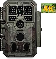 Vista 9 de GardePro Cámara E5S Trail (no celular, sin WiFi), foto de 64MP y video HD 1296P, disparador de 0.1s, visión nocturna sin brillo de 100 pies, cámara